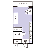 橘・学生会館 さぎ沼間取図